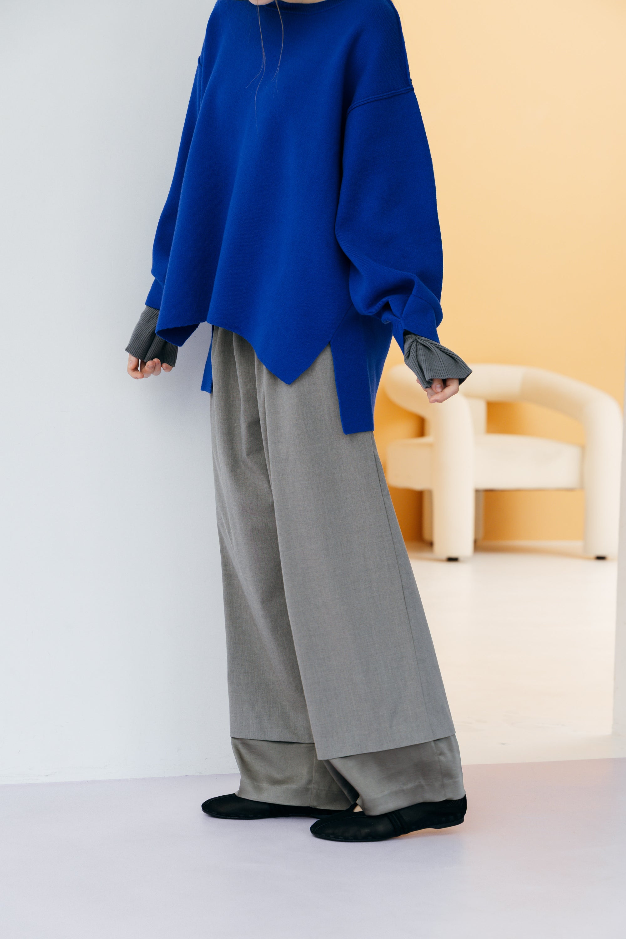 TUCK LAYERED BOTTOMS【11月下旬発売予定】