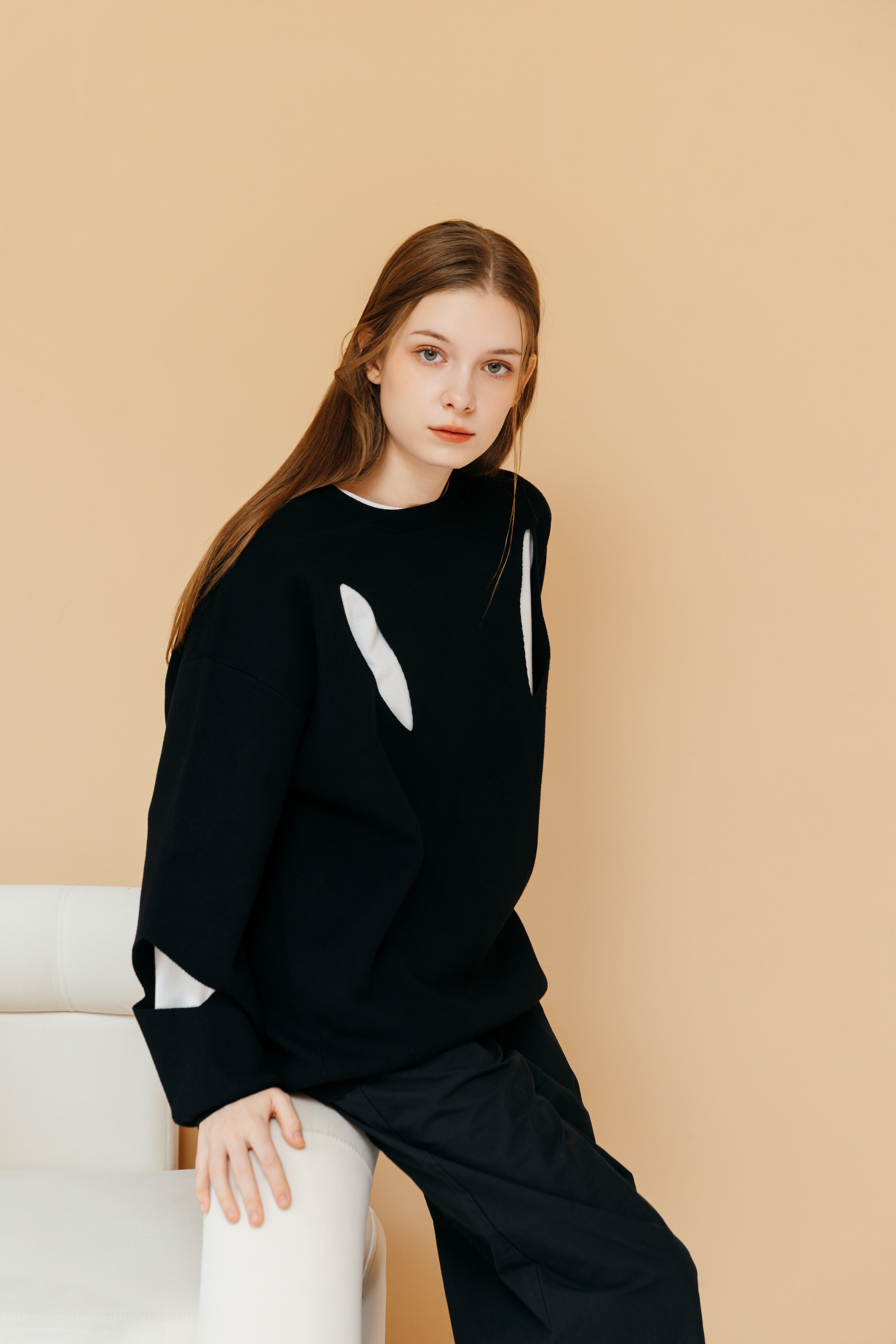 SLIT KNIT PULLOVER – UNOF