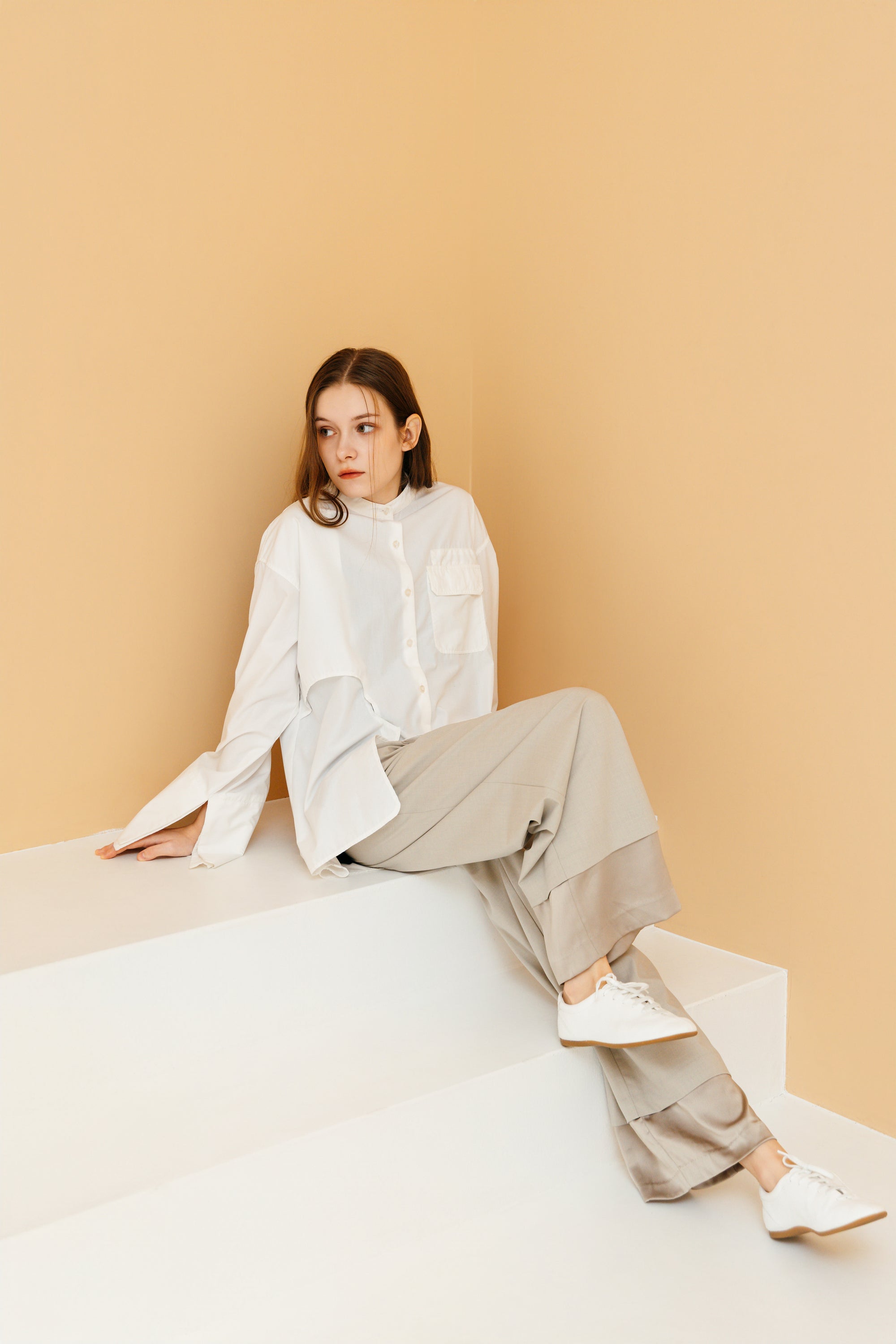 TUCK LAYERED BOTTOMS【11月下旬発売予定】