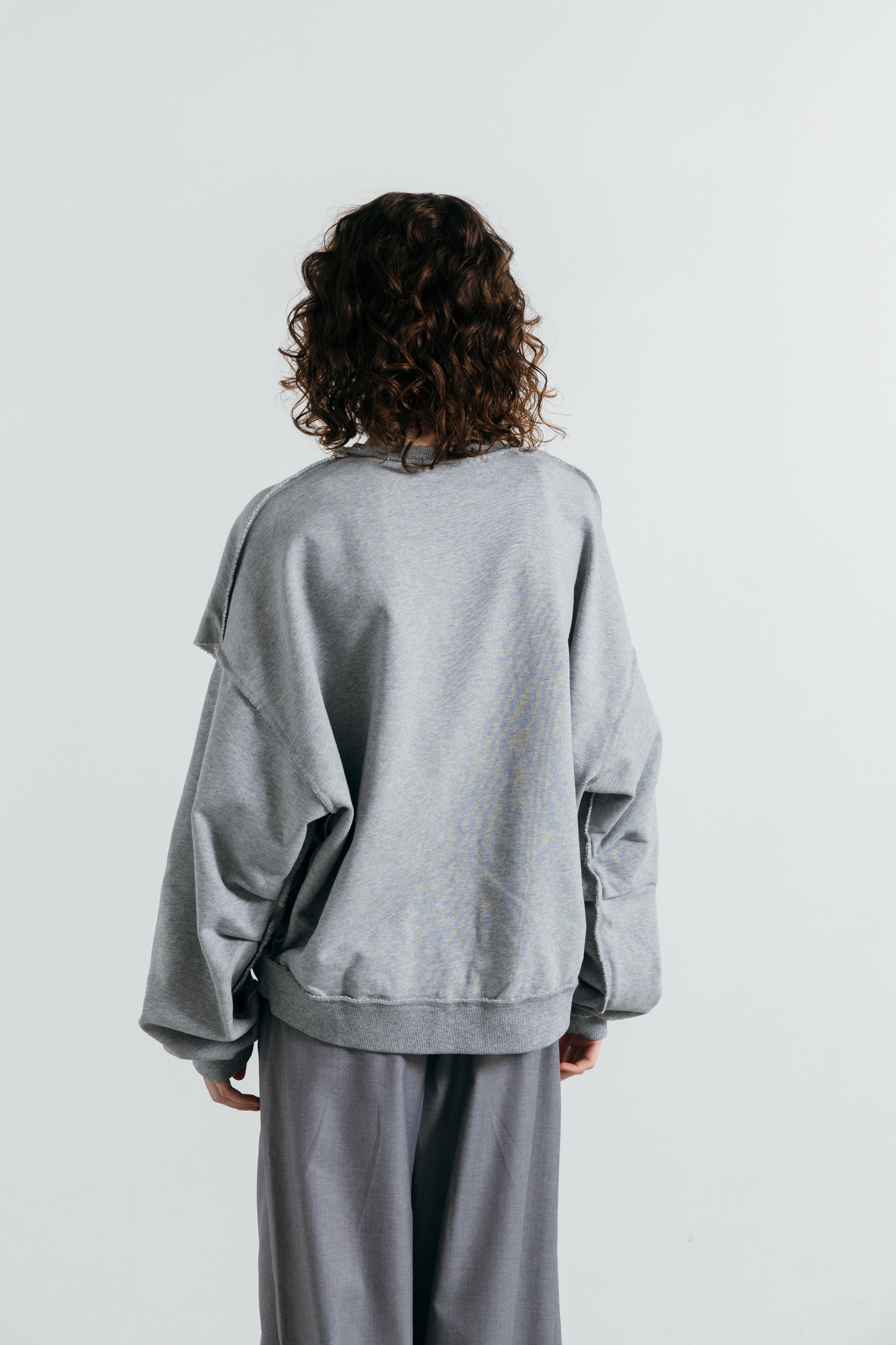 SLIT SLEEVE PULLOVER