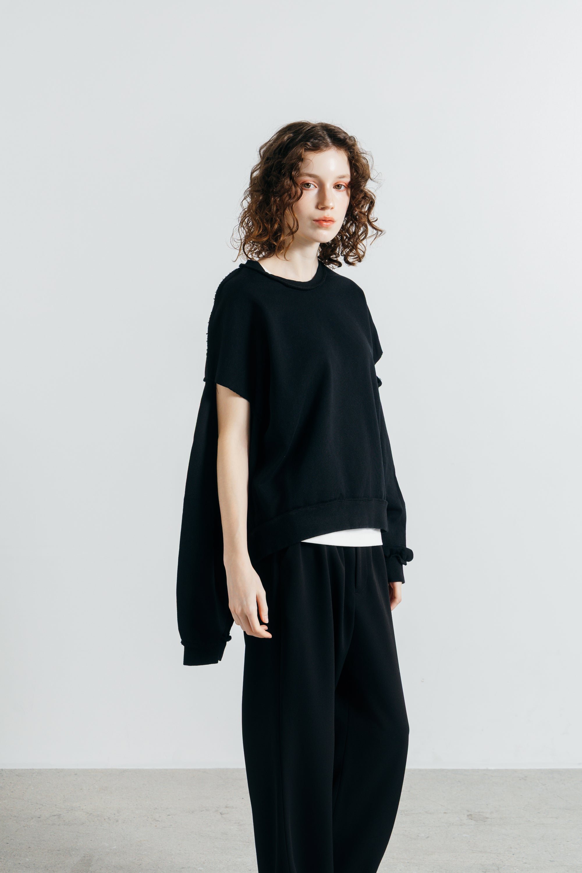 SLIT SLEEVE PULLOVER