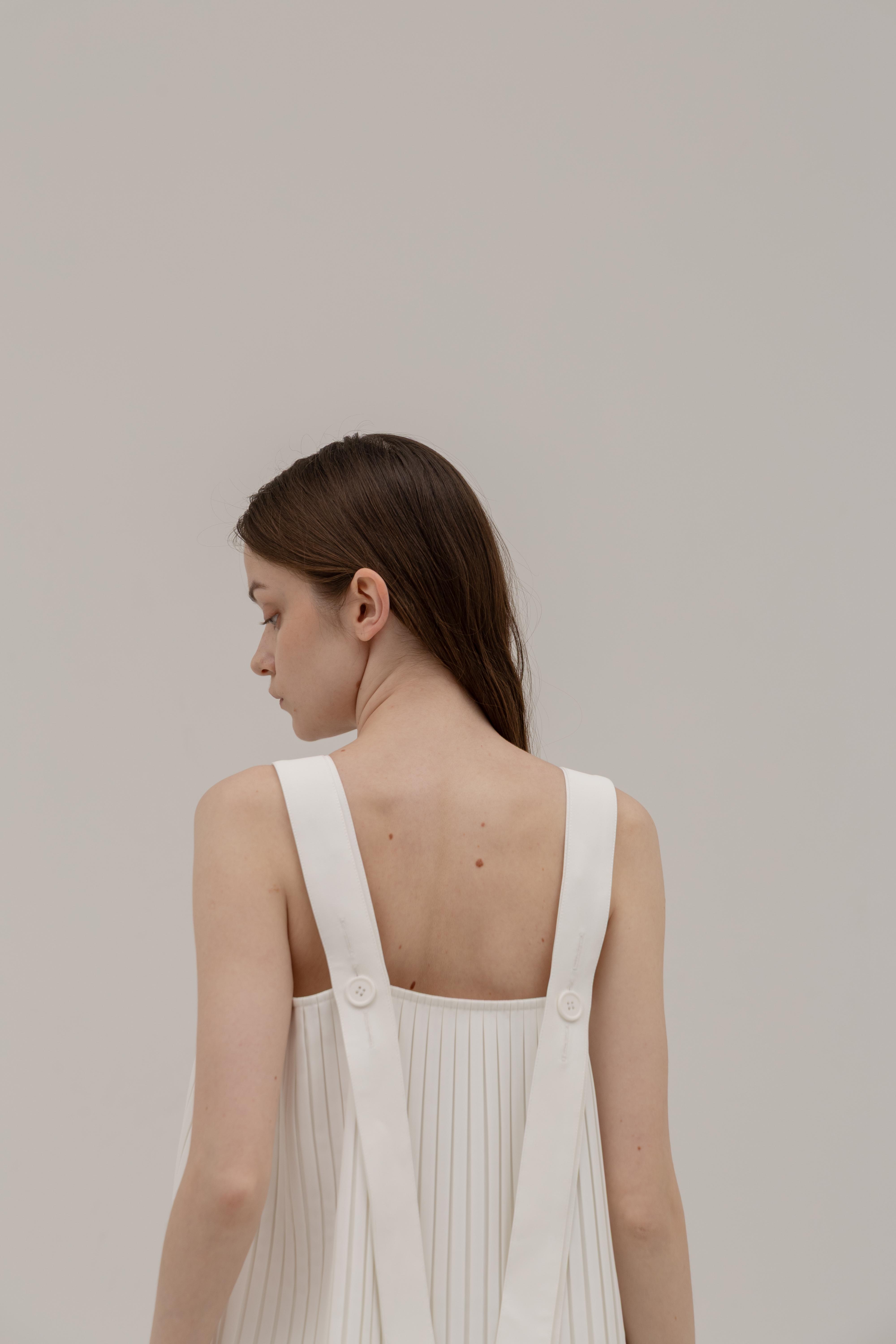 トップス UNOF PLEATS TANK TOP PLEATS TANK TOP – UNOF