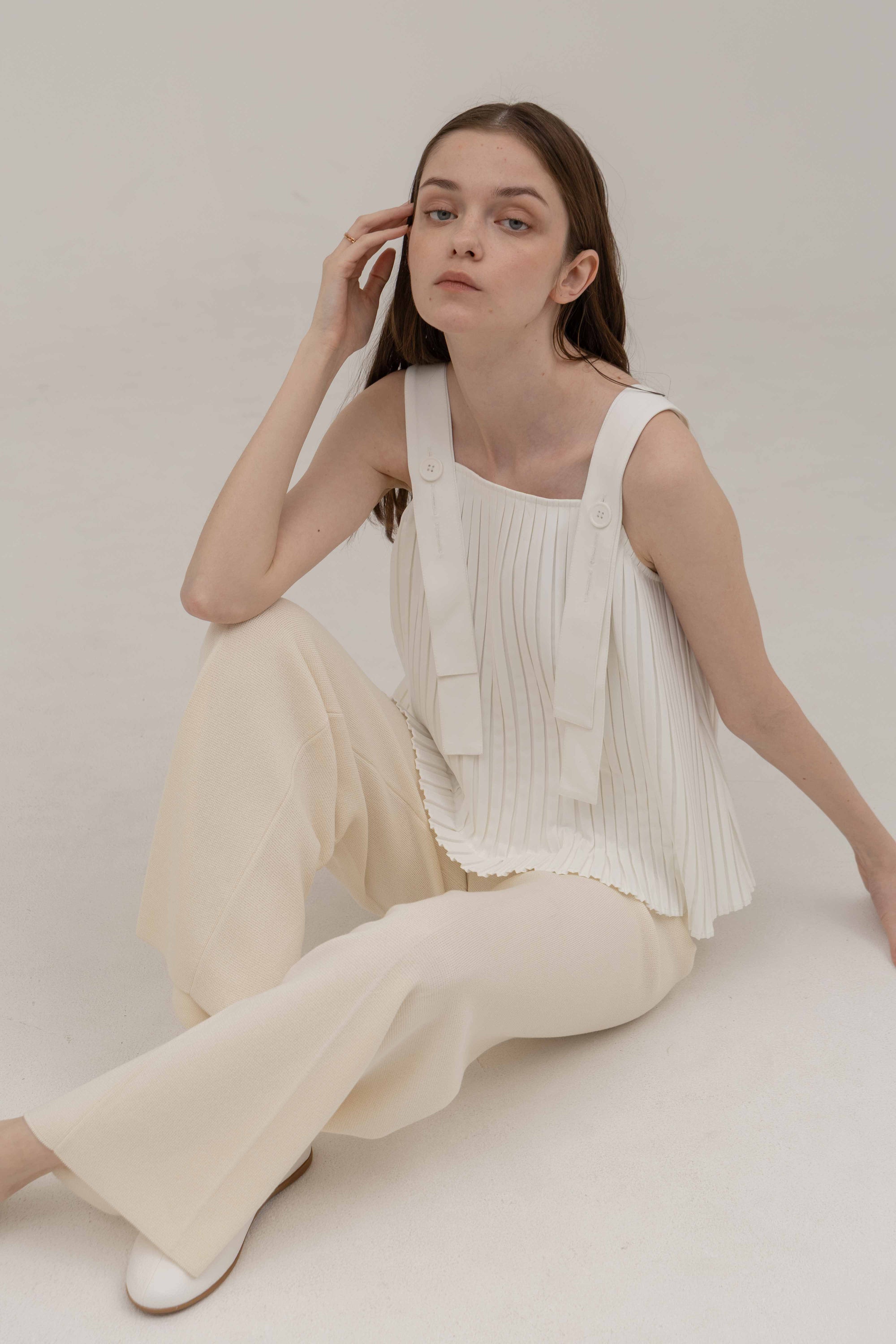 PLEATS TANK TOP【6月27日20:00-発売】