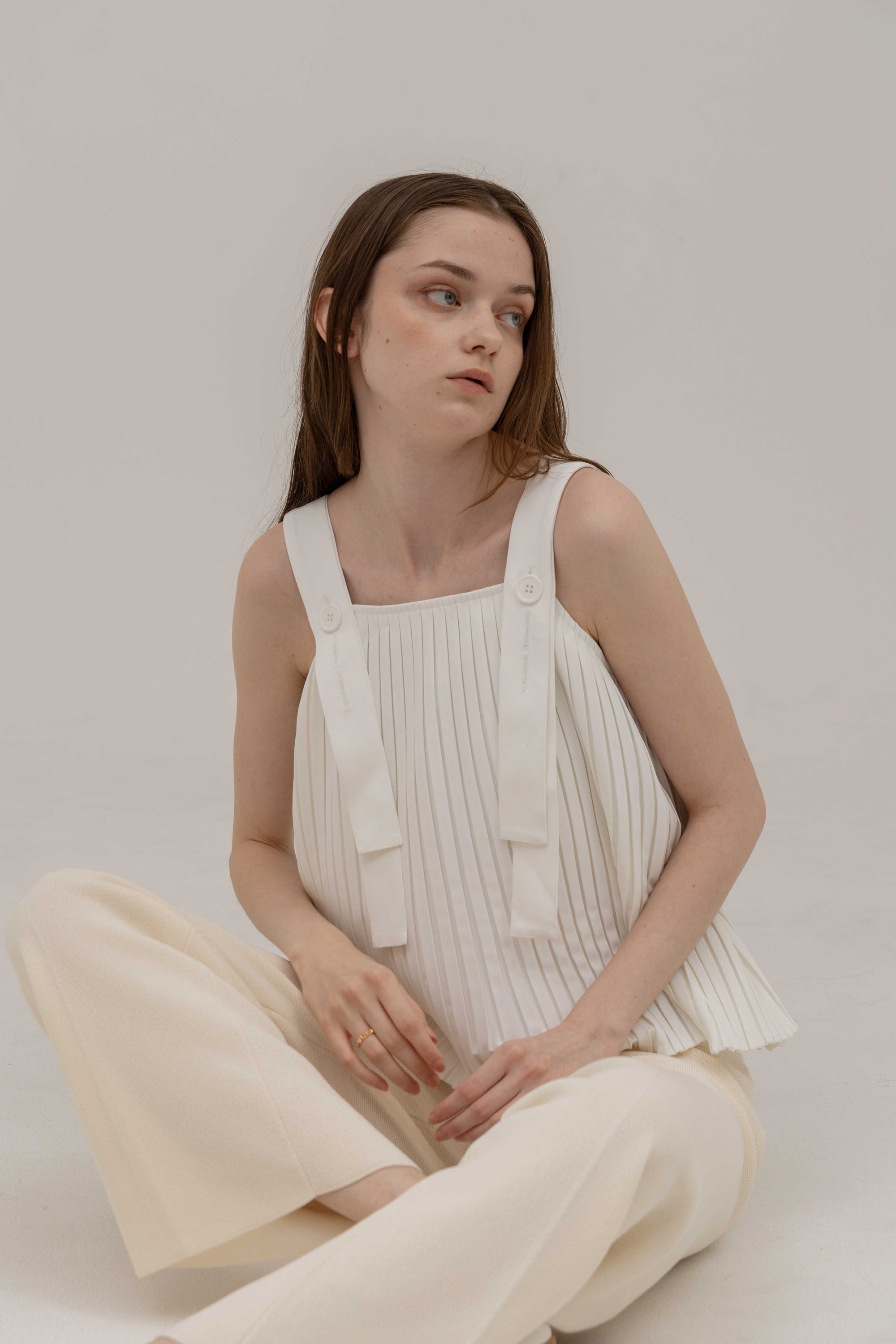 PLEATS TANK TOP【6月13日20:00-発売】