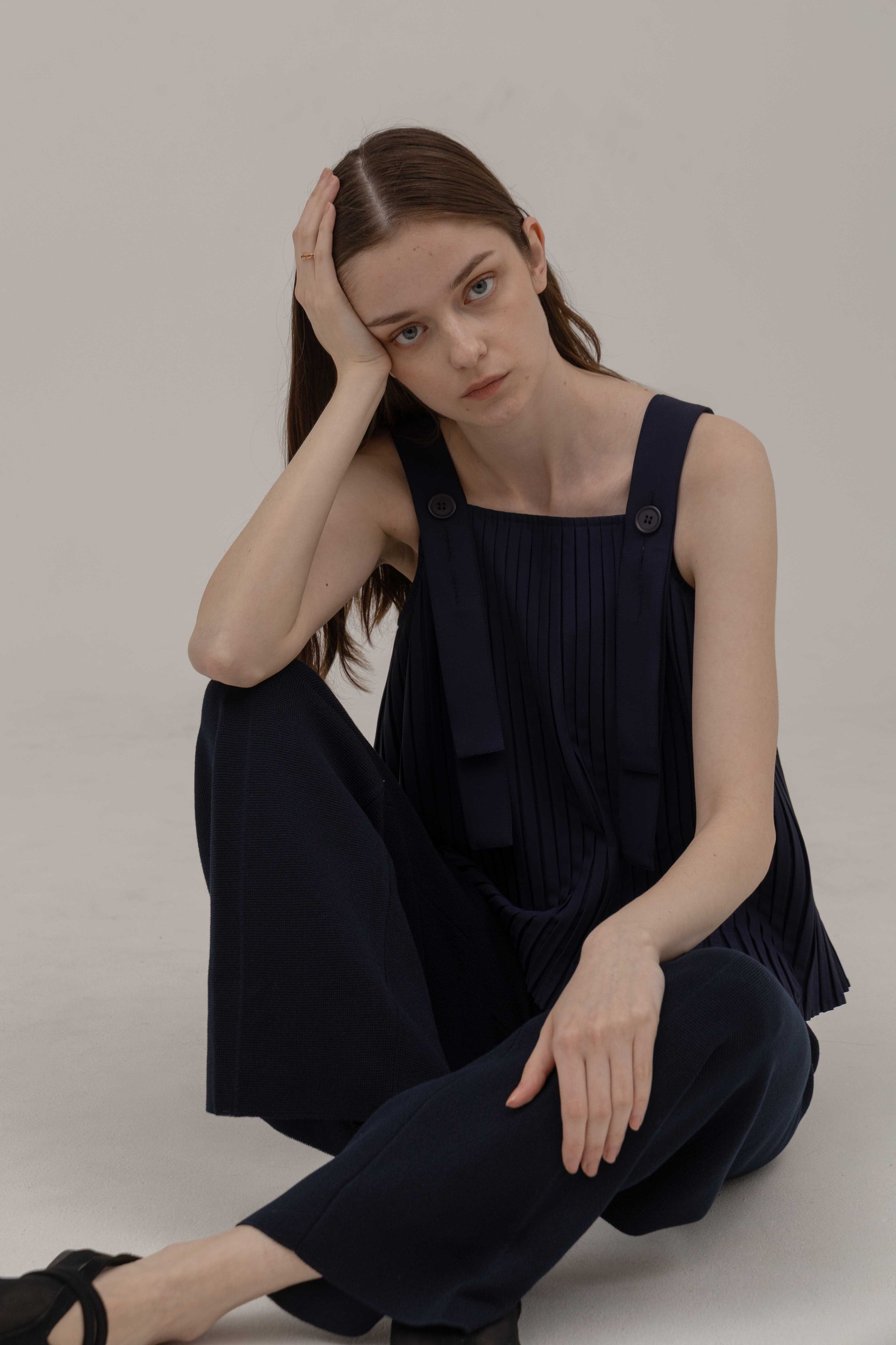 PLEATS TANK TOP【6月27日20:00-発売】