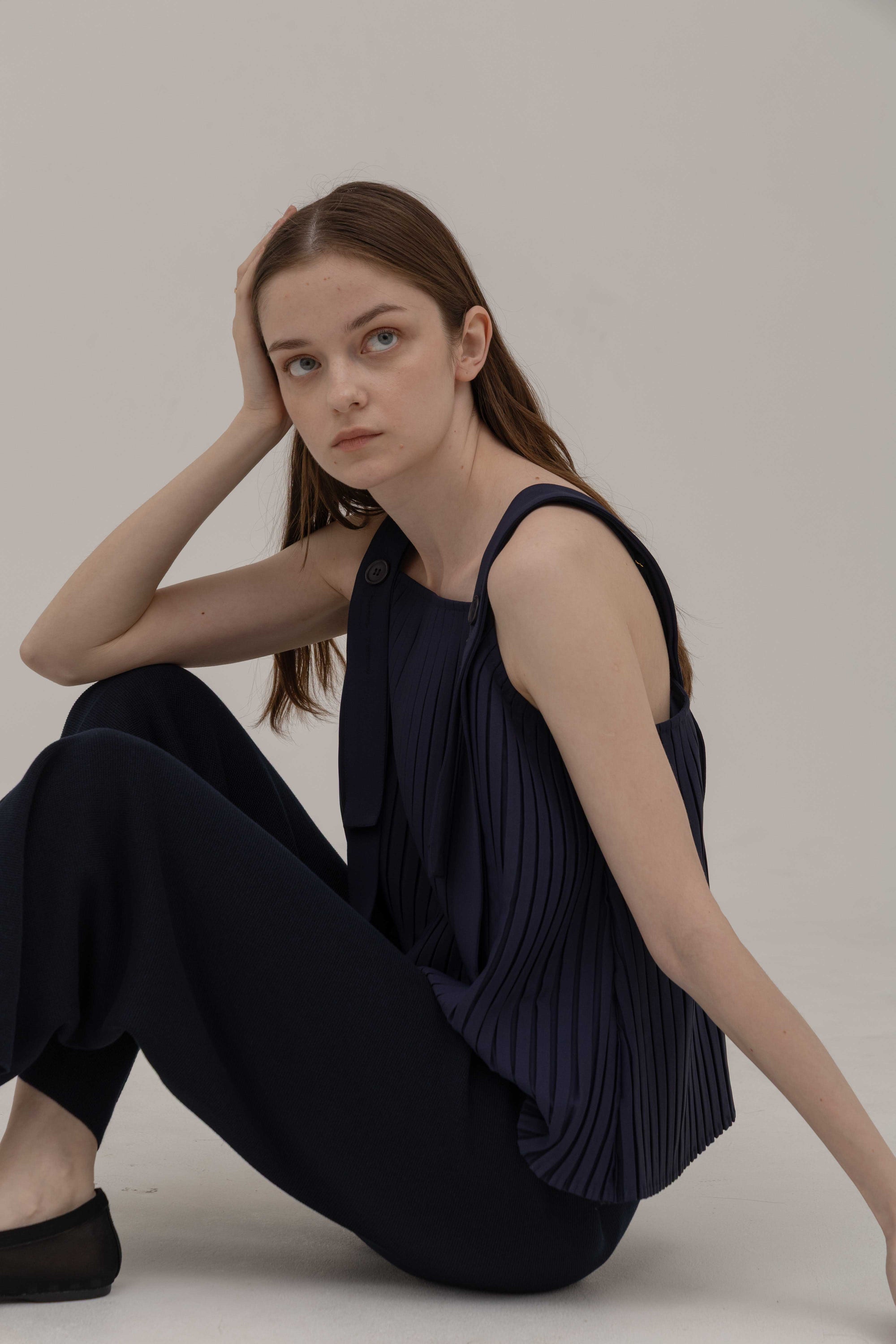 PLEATS TANK TOP【6月13日20:00-発売】