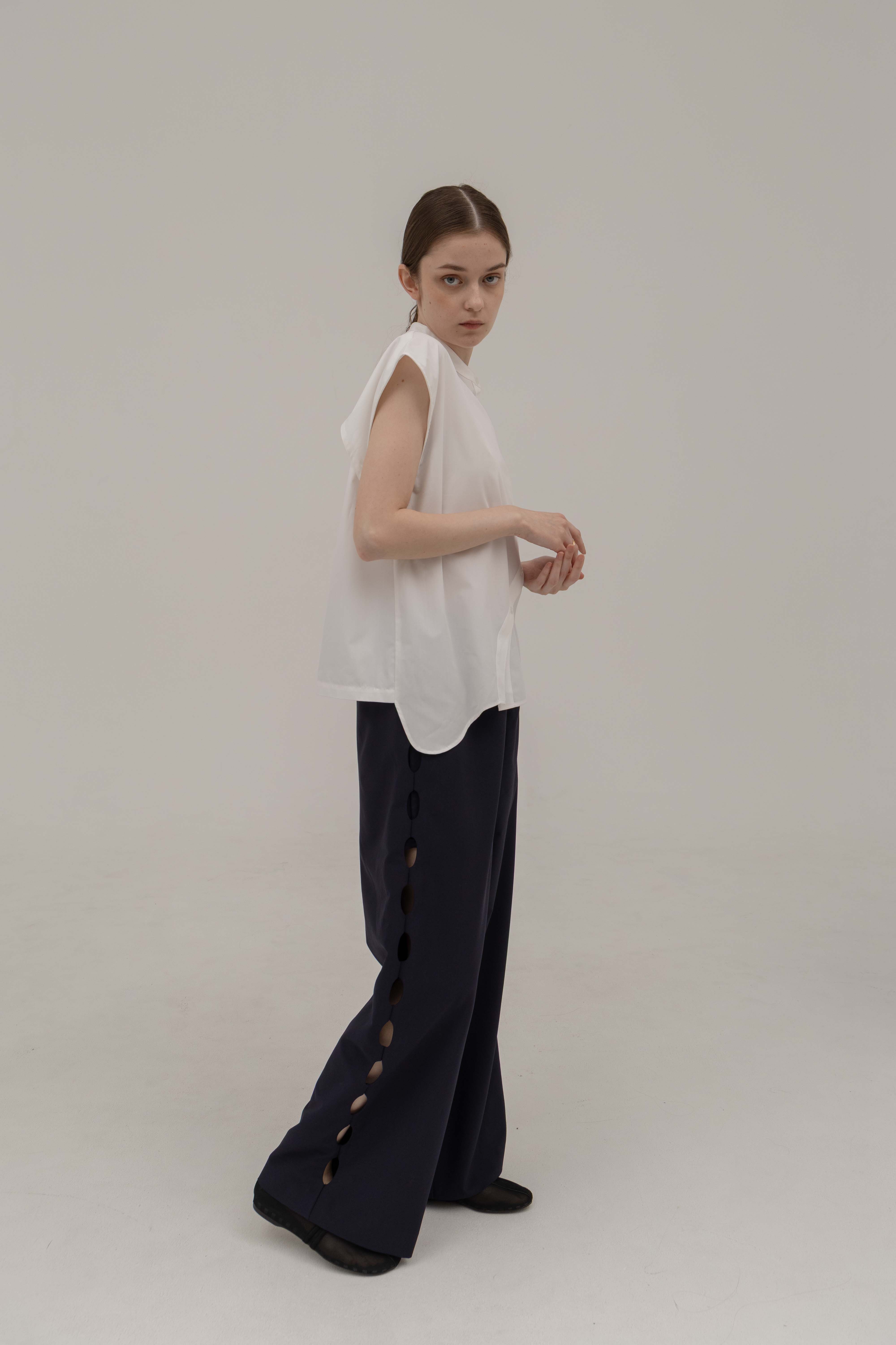 SLIT LINE PANTS ふじあみ　スリットラインパンツ【新品】 SLIT LINE PANTS ふじあみ スリットラインパンツ【新品】