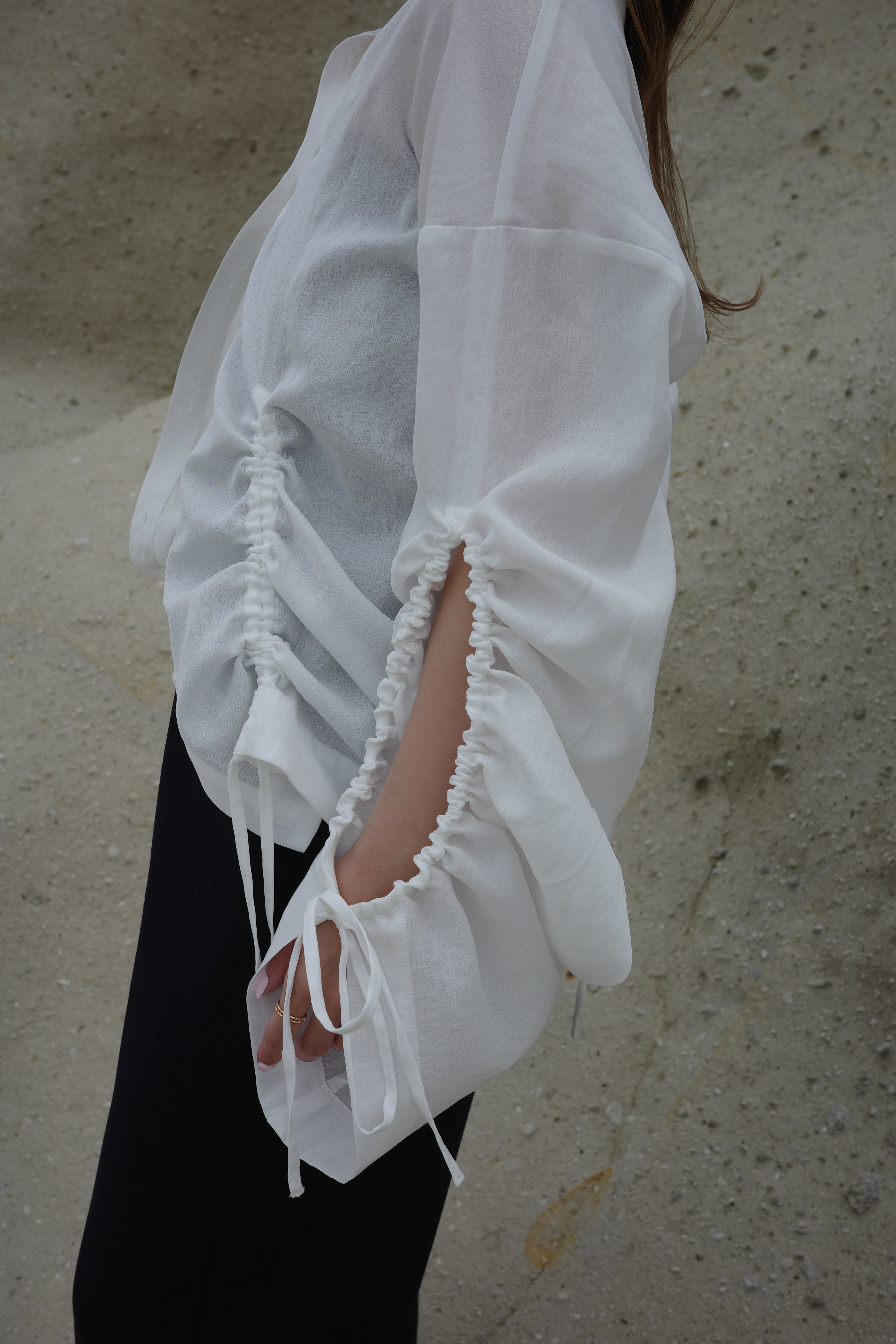 VEIL SHEER SHIRT – UNOF