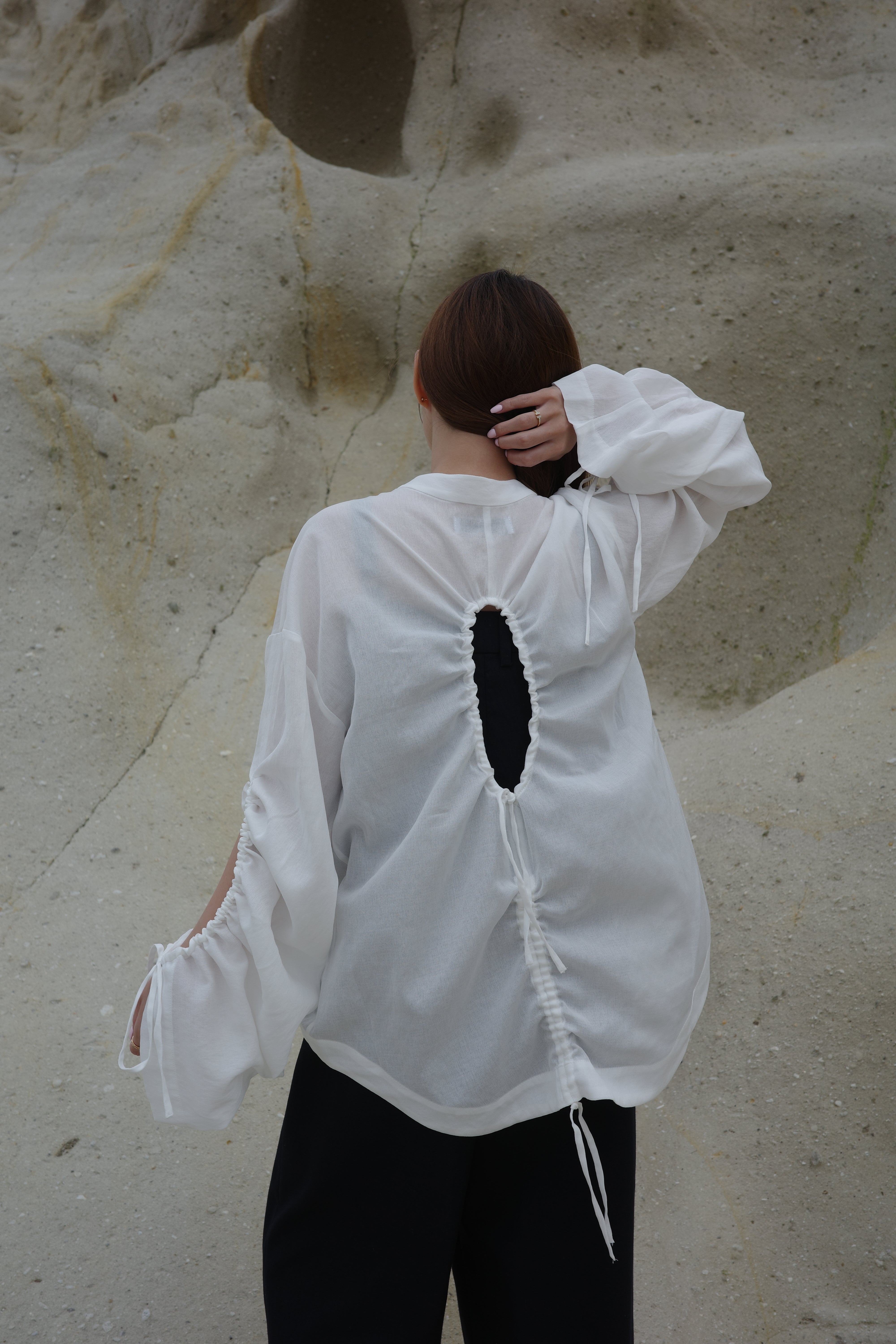 VEIL SHEER SHIRT – UNOF